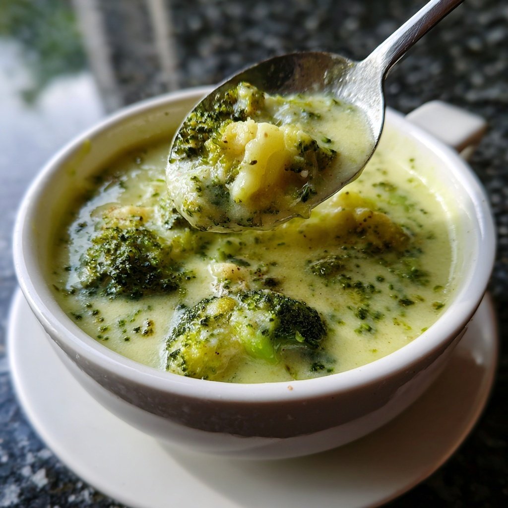 Blumenkohlsuppe mit Brokkoli