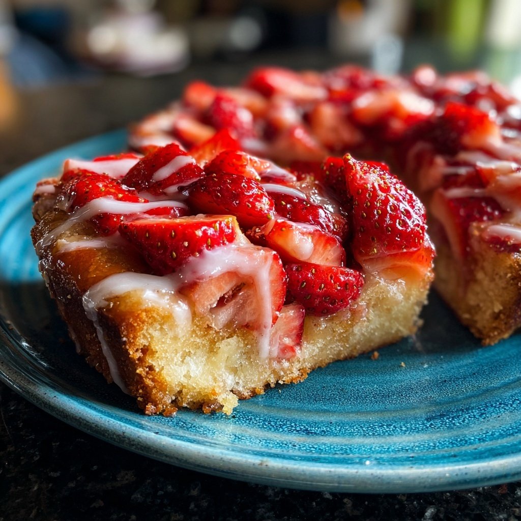 Erdbeerkuchen Mit Mandelboden