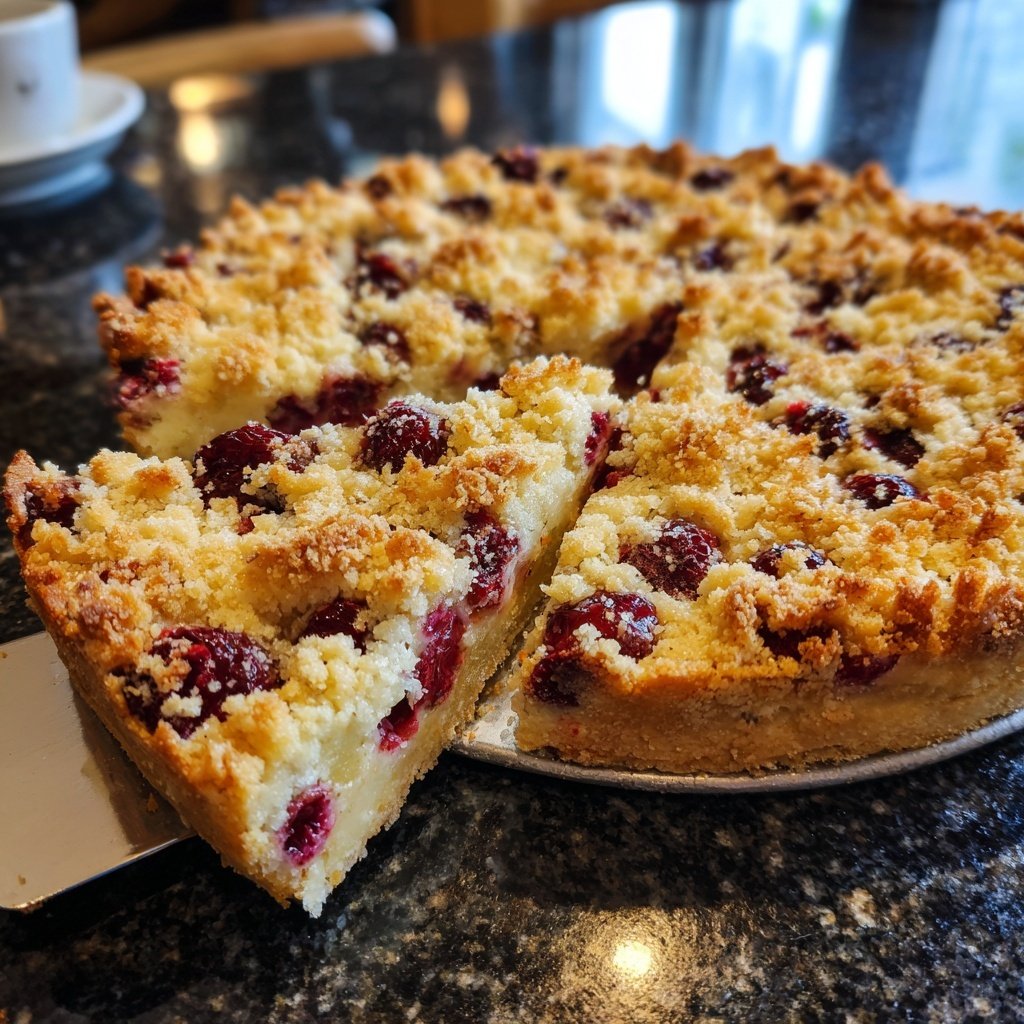 Streuselkuchen Mit Kirschen