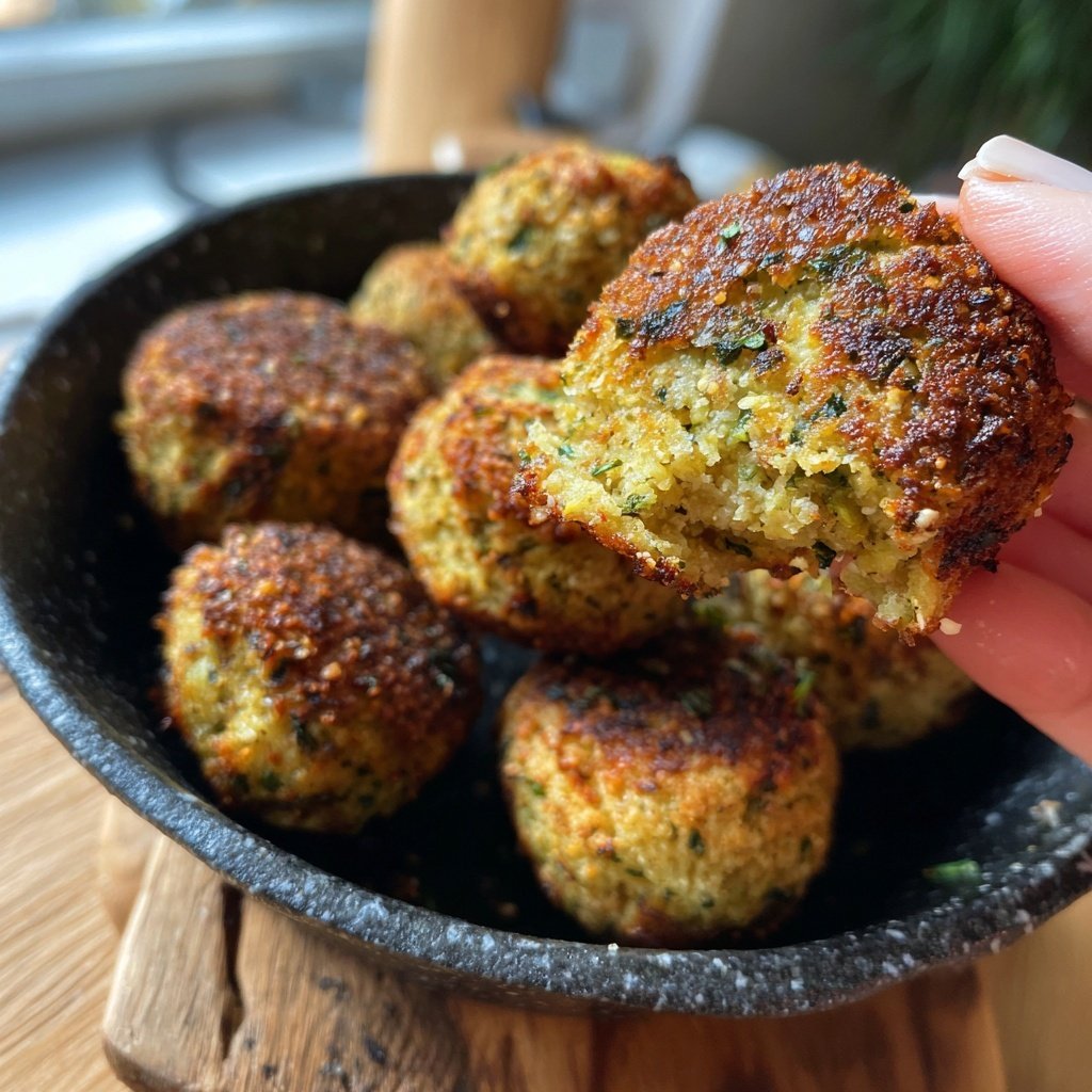 Falafel in der Pfanne