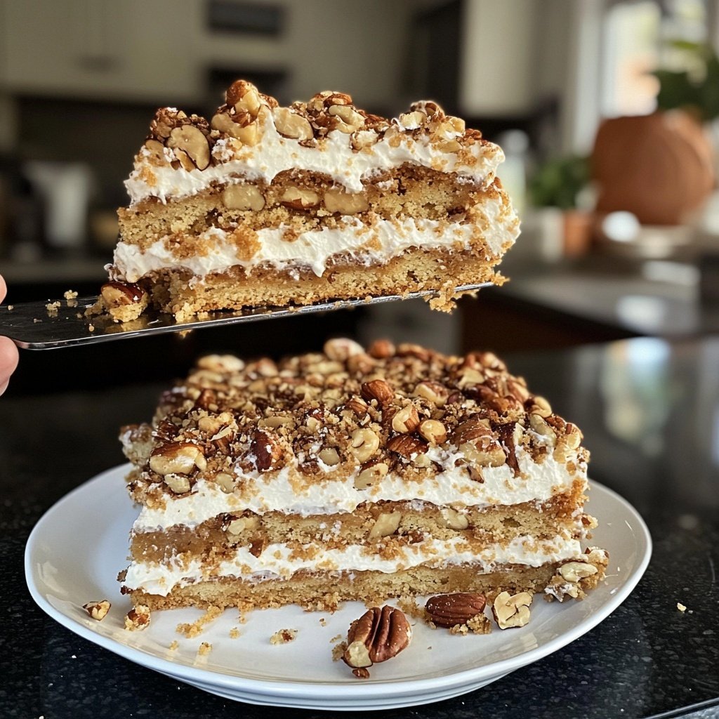 Sahne Nusstorte mit 220 g Nüssen Suchtfaktor Garantiert